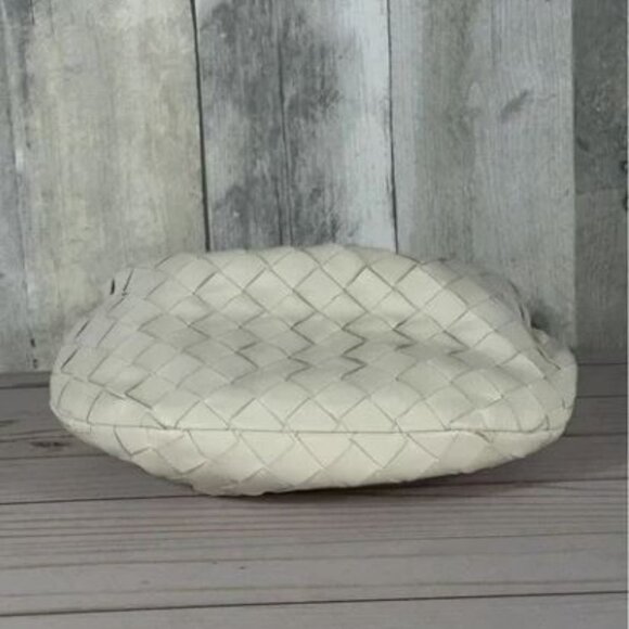 Bottega Veneta Mini Jodie Leather Hobo Bag - White $2500 - Picture 6 of 12